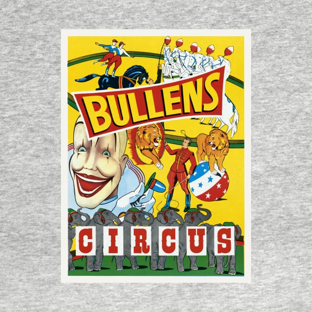 Bullens Circus Vintage Poster 1930s by vintagetreasure